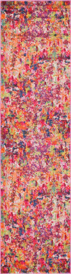 Detail image of 2' 7 x 10' Washable Spectrum Runner Rug