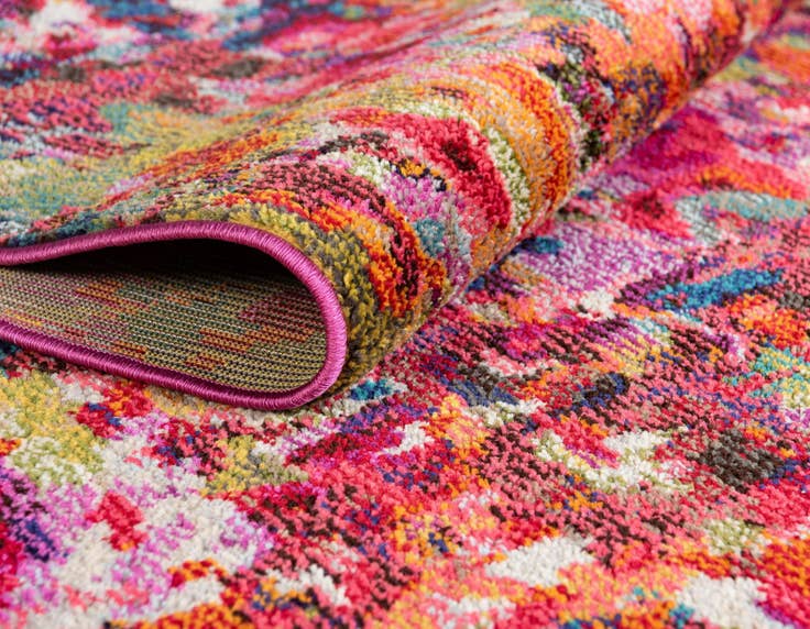 Detail image of 2' 7 x 10' Washable Spectrum Runner Rug