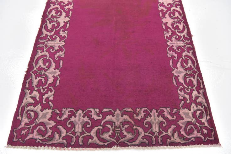 Detail image of 3' 3 x 11' 4 Hand Knotted Tabriz Persian Wool Runner Rug