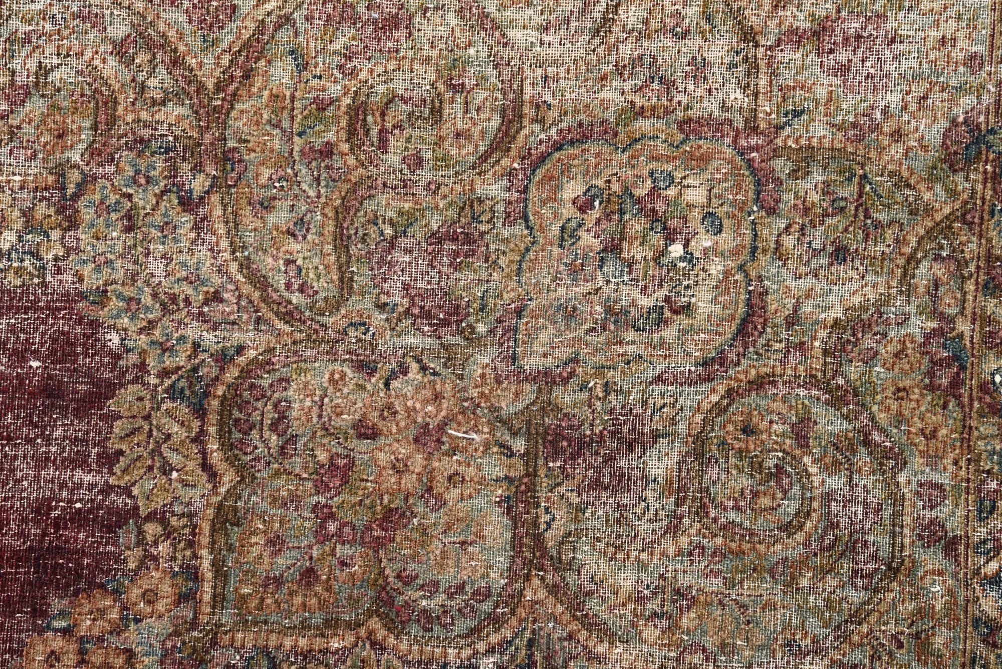3' x 9' Hand Knotted Ultra Vintage Persian Wool Runner Rug