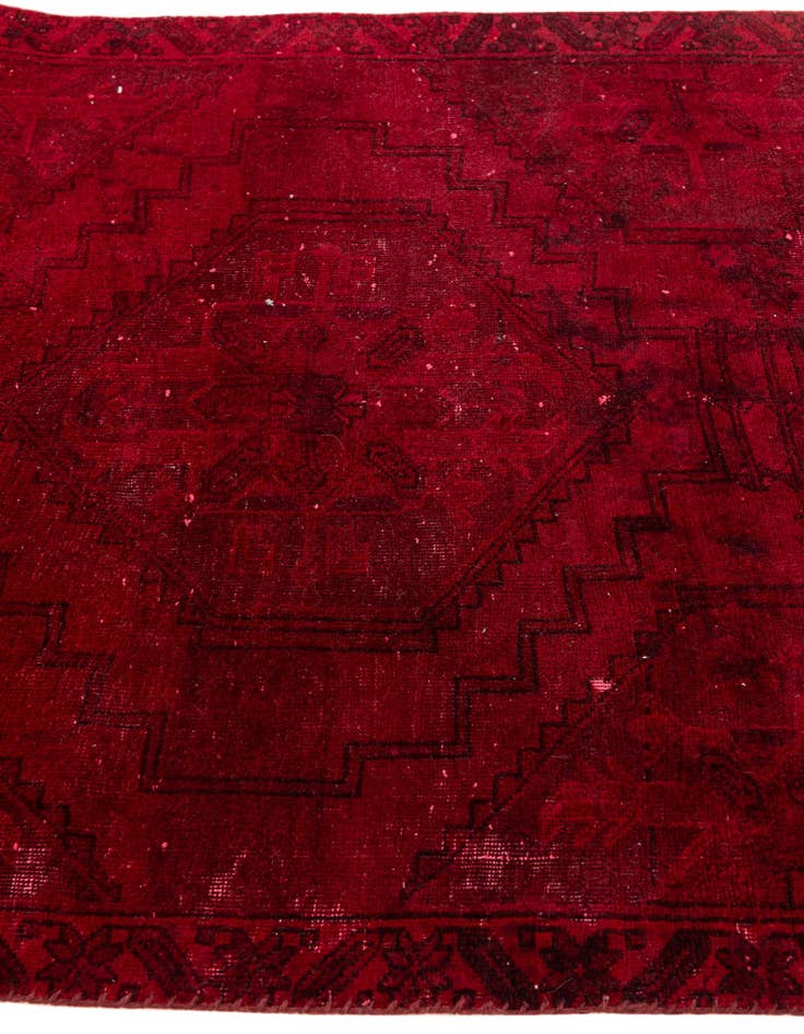 Detail image of 3' 3 x 7' 4  Hand Knotted Ultra Vintage Persian Wool Runner Rug