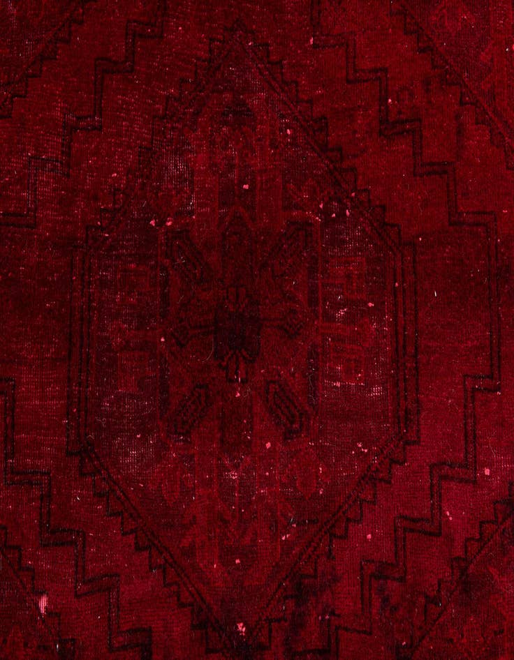 Detail image of 3' 3 x 7' 4  Hand Knotted Ultra Vintage Persian Wool Runner Rug