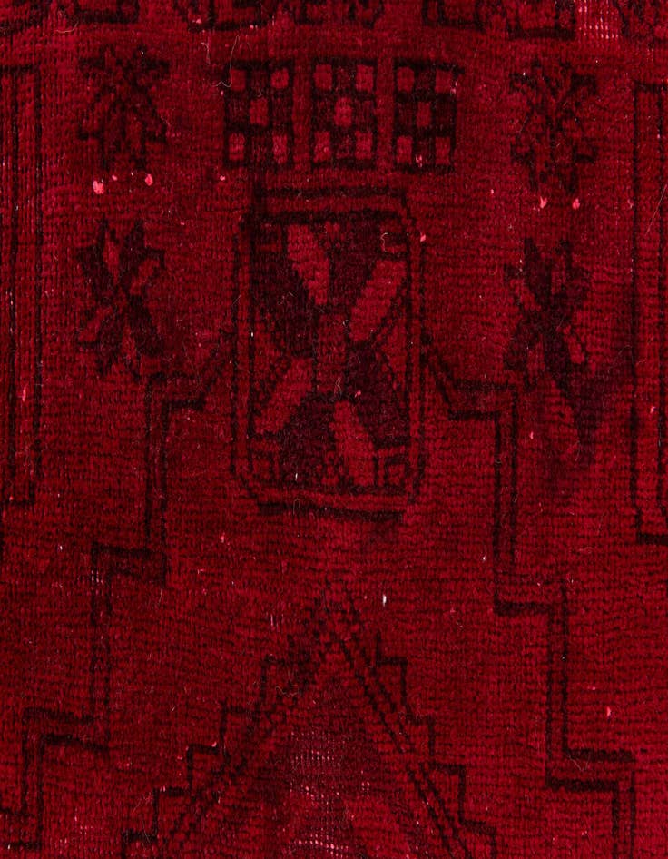 Detail image of 3' 3 x 7' 4  Hand Knotted Ultra Vintage Persian Wool Runner Rug