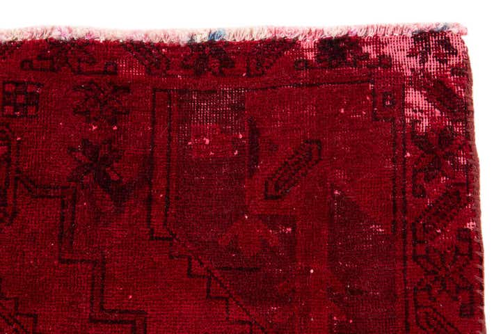 3' 3 x 7' 4 Hand Knotted Ultra Vintage Persian Wool Runner Rug