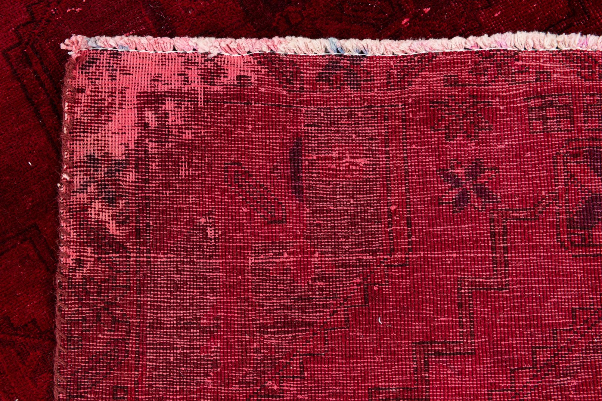 3' 3 x 7' 4 Hand Knotted Ultra Vintage Persian Wool Runner Rug