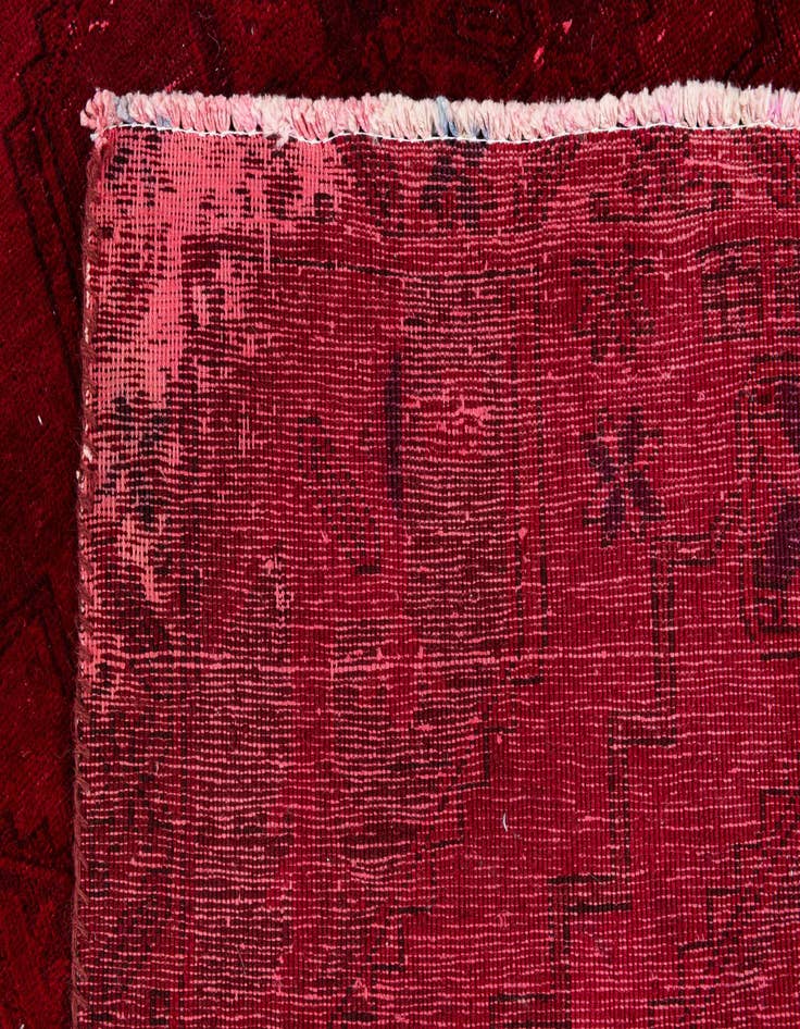 Detail image of 3' 3 x 7' 4  Hand Knotted Ultra Vintage Persian Wool Runner Rug