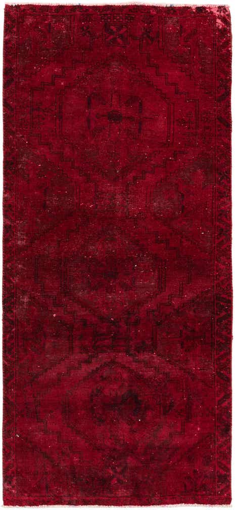 3' 3 x 7' 4 Hand Knotted Ultra Vintage Persian Wool Runner Rug