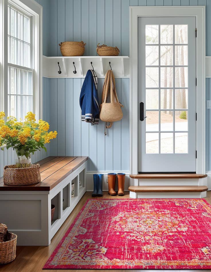 Detail image of 8' x 8' Carrington Square Rug