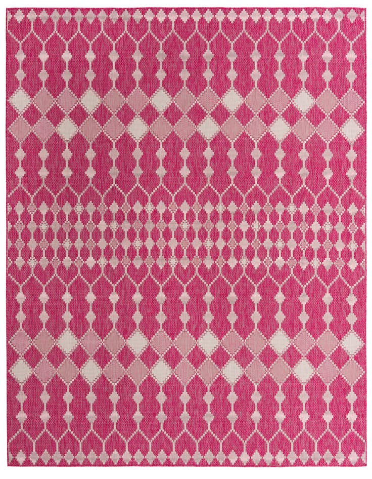 Detail image of 10' x 10' Easy-Clean Lattice Indoor / Outdoor Square Rug