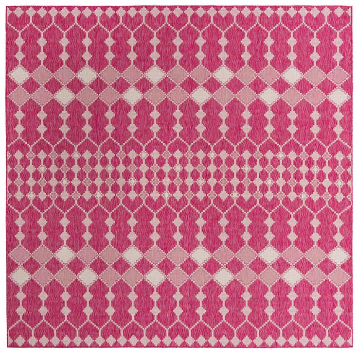 Detail image of 10' x 10' Easy-Clean Lattice Indoor / Outdoor Square Rug