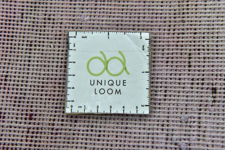 Detail image of 4' 4 x 4' 10 Hand Knotted Ultra Vintage Persian Wool Square Rug