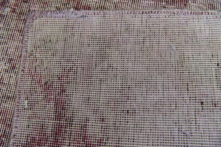 4' 4 x 4' 10 Hand Knotted Ultra Vintage Persian Wool Square Rug