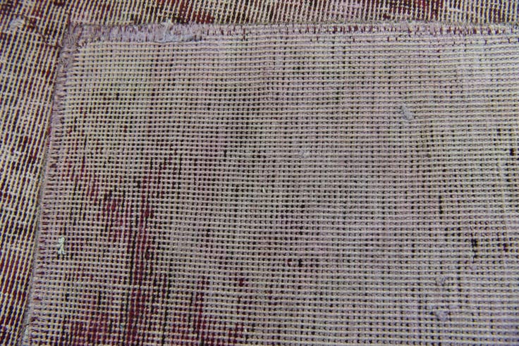 Detail image of 4' 4 x 4' 10 Hand Knotted Ultra Vintage Persian Wool Square Rug