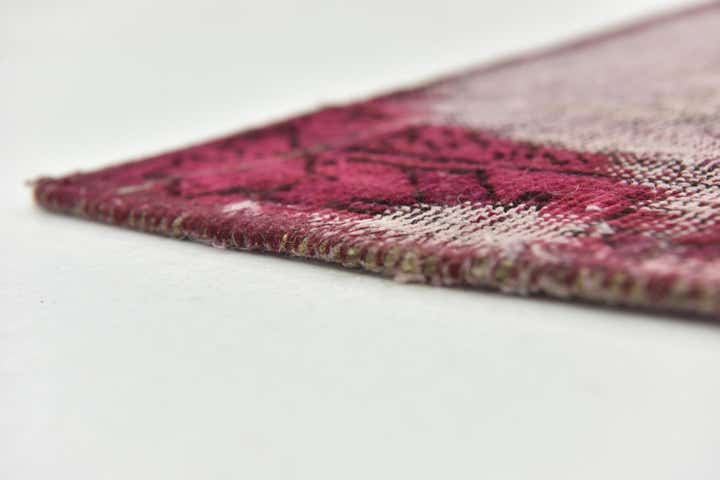 4' 4 x 4' 10 Hand Knotted Ultra Vintage Persian Wool Square Rug