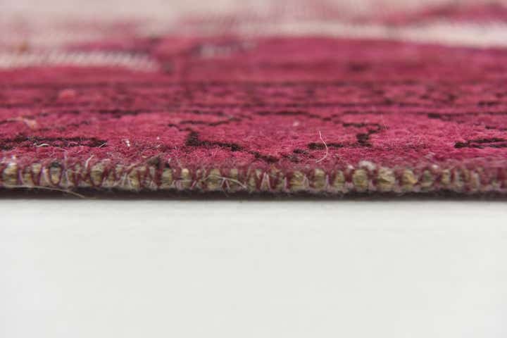 4' 4 x 4' 10 Hand Knotted Ultra Vintage Persian Wool Square Rug