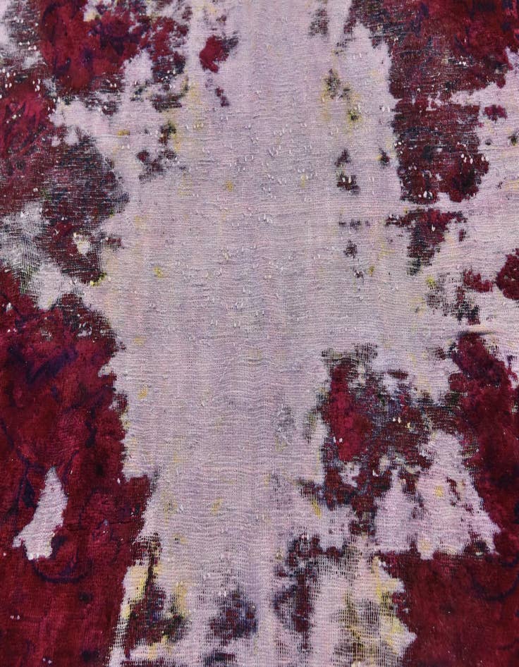 Detail image of 6' 9 x 6' 10  Hand Knotted Ultra Vintage Persian Wool Square Rug