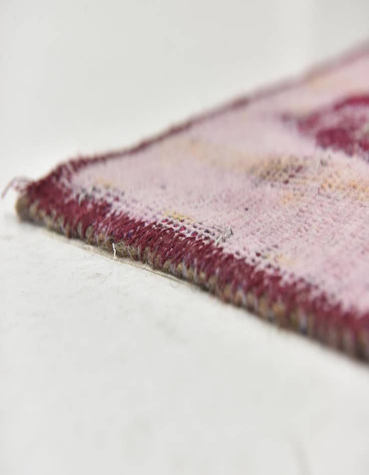 Detail image of 6' 9 x 6' 10  Hand Knotted Ultra Vintage Persian Wool Square Rug