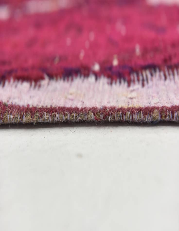 Detail image of 6' 9 x 6' 10  Hand Knotted Ultra Vintage Persian Wool Square Rug