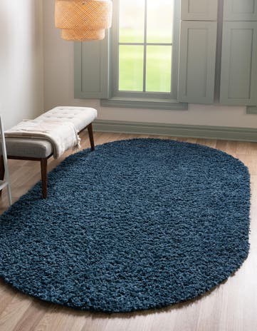 5' 3 x 8' Zermatt Shag Oval Rug