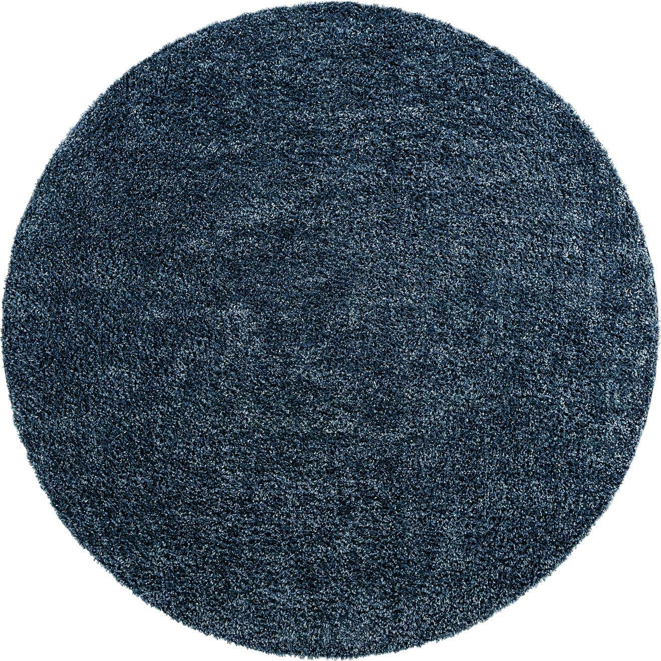 4' x 4' Zermatt Shag Round Rug