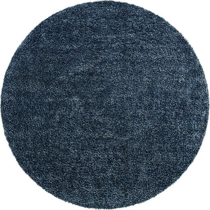 4' x 4' Zermatt Shag Round Rug