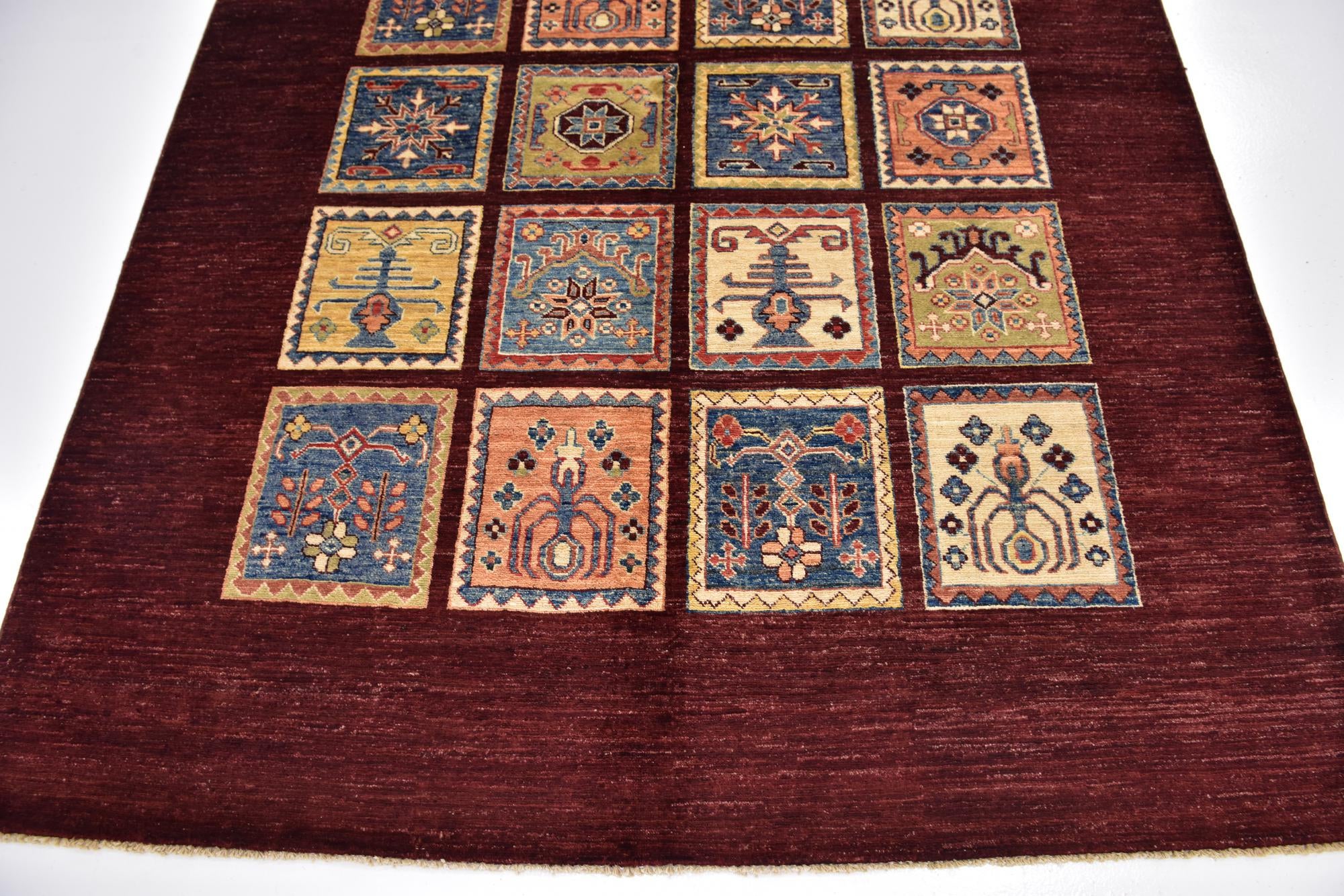 5' 7 x 8' Hand Knotted Ariana Ziegler Rug