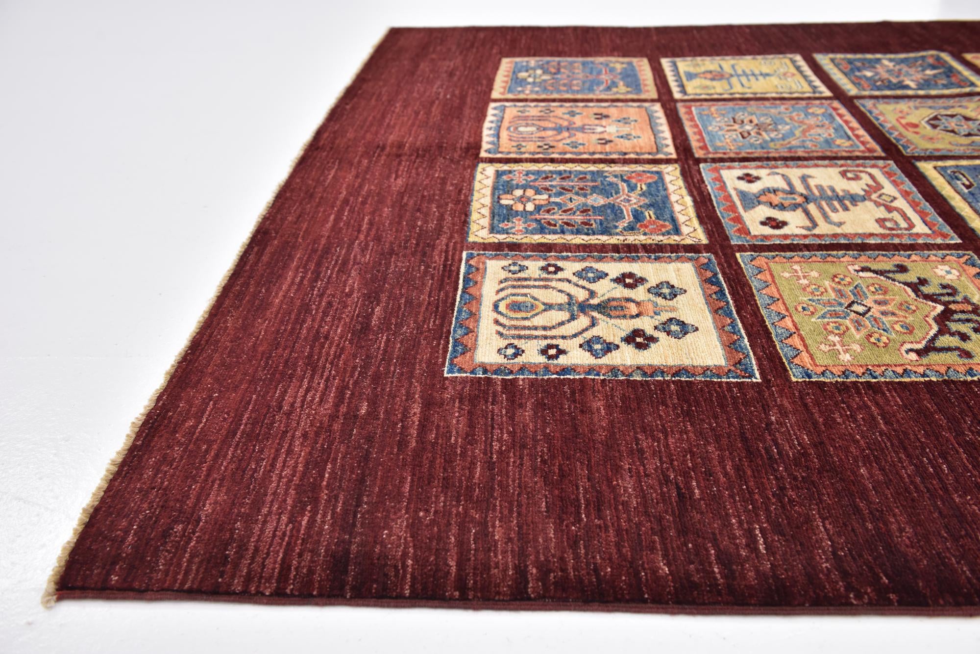 5' 7 x 8' Hand Knotted Ariana Ziegler Rug