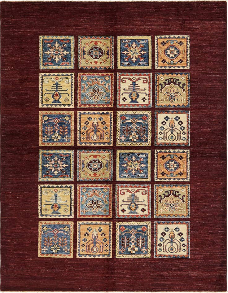 Detail image of 5' 7 x 8' Hand Knotted Ariana Ziegler Rug