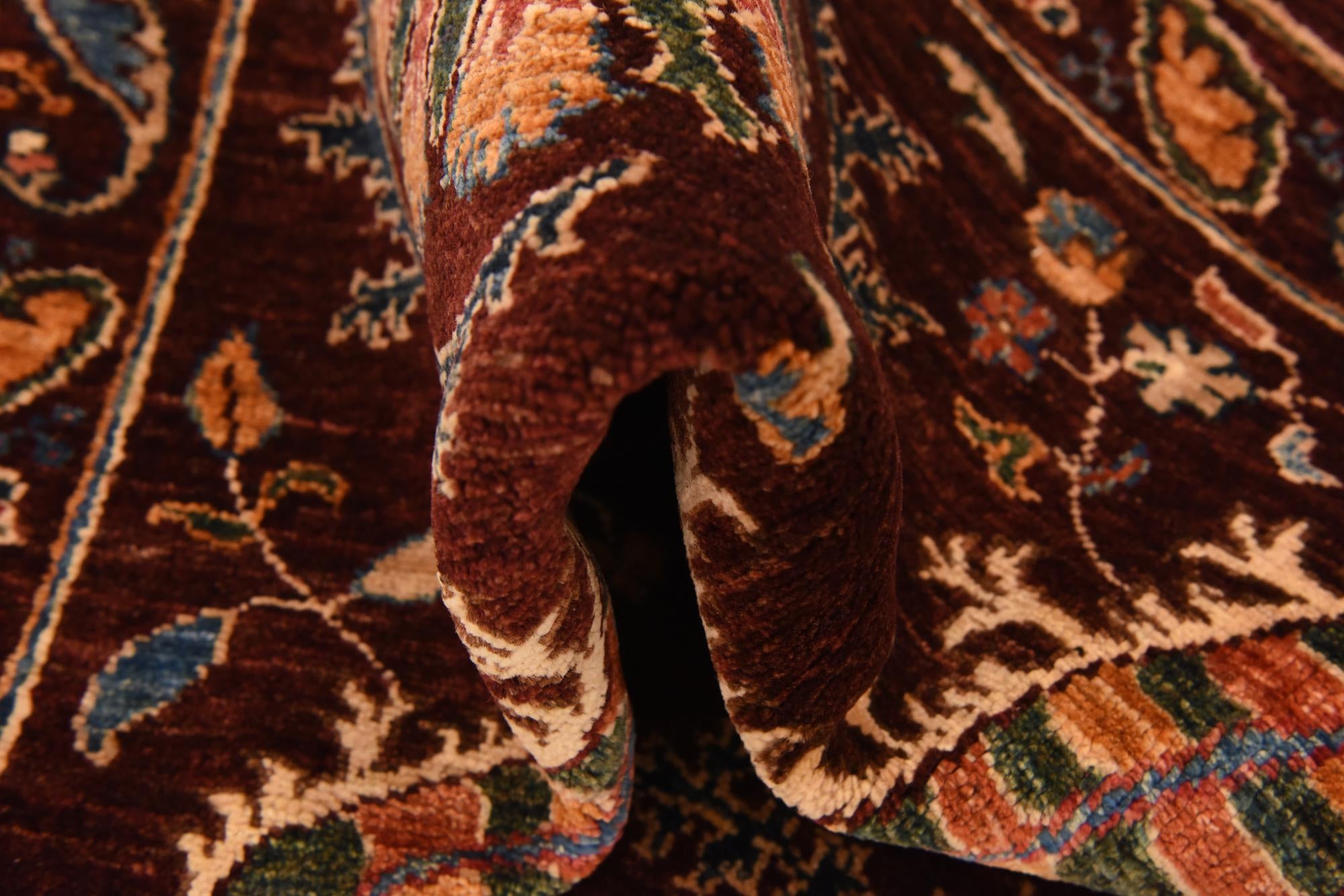 6' 11 x 9' 9 Hand Knotted Ariana Ziegler Rug