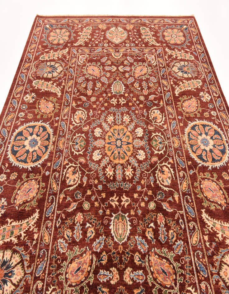 Detail image of 6' 11 x 9' 9 Hand Knotted Ariana Ziegler Rug