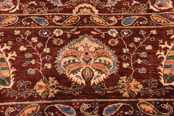 6' 11 x 9' 9 Hand Knotted Ariana Ziegler Rug