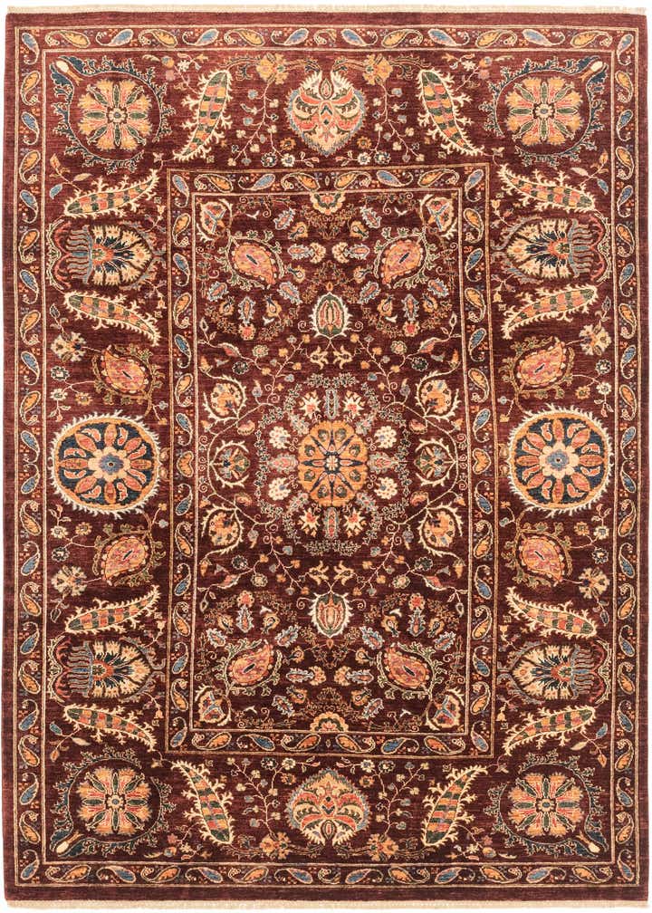 6' 11 x 9' 9 Hand Knotted Ariana Ziegler Rug