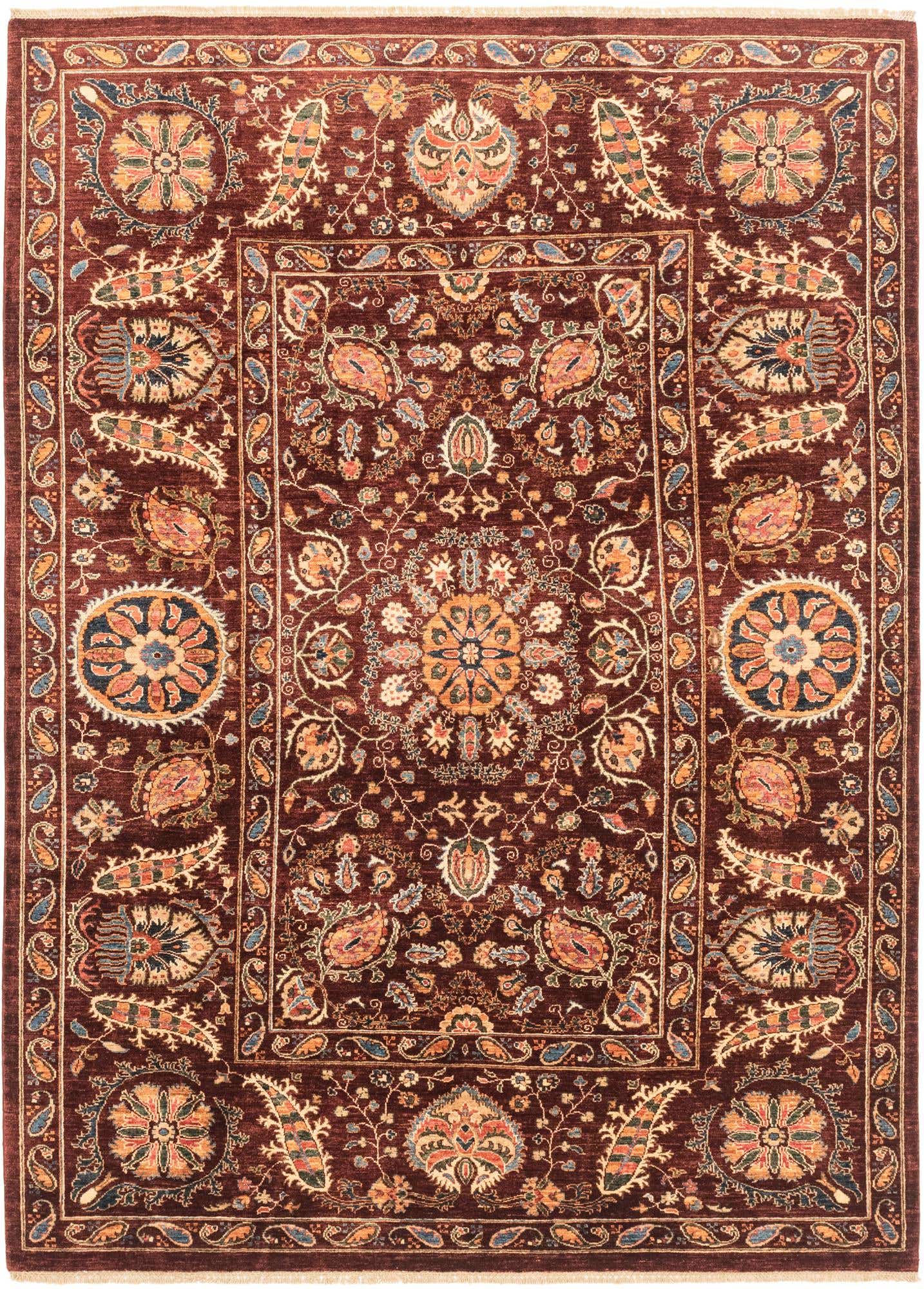 6' 11 x 9' 9 Hand Knotted Ariana Ziegler Rug