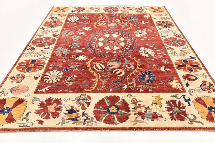 205cm x 290cm Noué main Ariana Ziegler Tapis