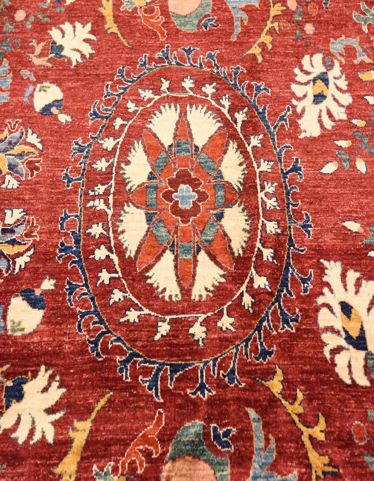 Detail image of 6' 9 x 9' 6  Hand Knotted Ariana Ziegler Rug