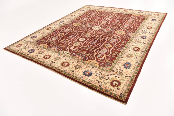 Detail image of 8' x 10' Hand Knotted Ariana Ziegler Rug