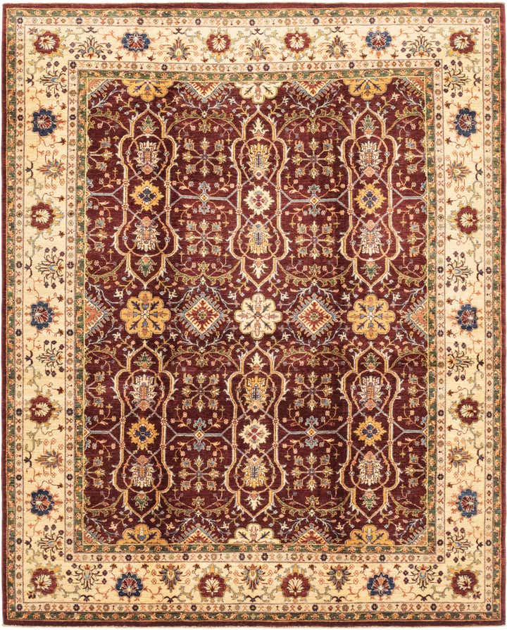 8' x 10' Hand Knotted Ariana Ziegler Rug