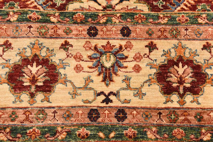 Detail image of 8' 3 x 9' 9 Hand Knotted Ariana Ziegler Rug