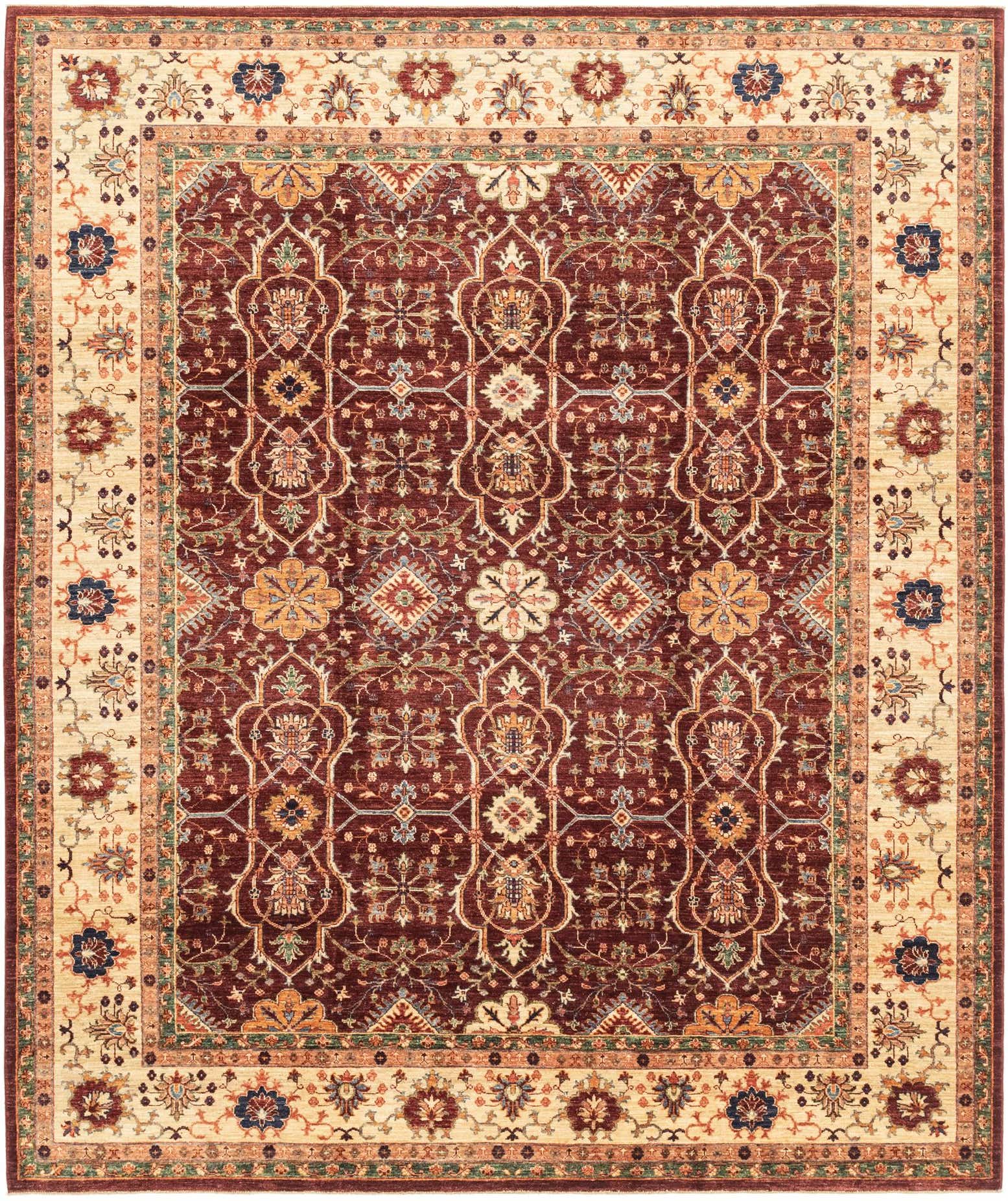8' 3 x 9' 9 Hand Knotted Ariana Ziegler Rug