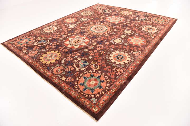 8' 2 x 10' 3 Hand Knotted Ariana Ziegler Rug