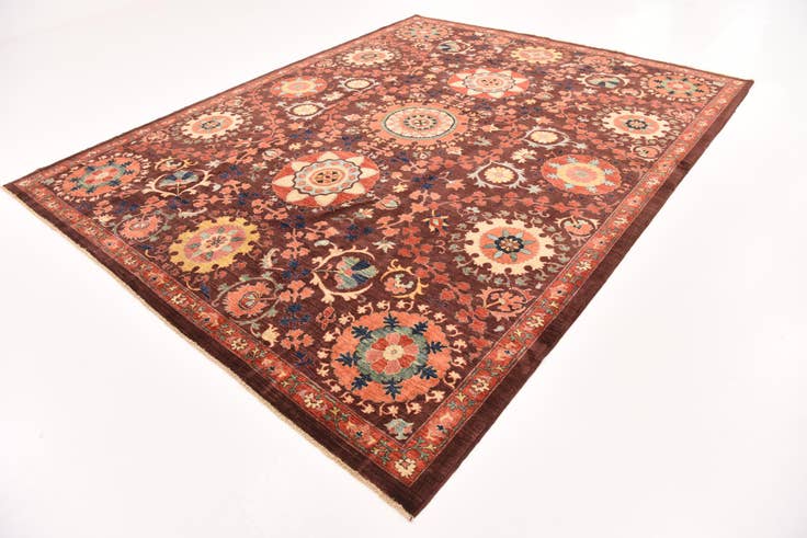 Detail image of 8' 2 x 10' 3 Hand Knotted Ariana Ziegler Rug