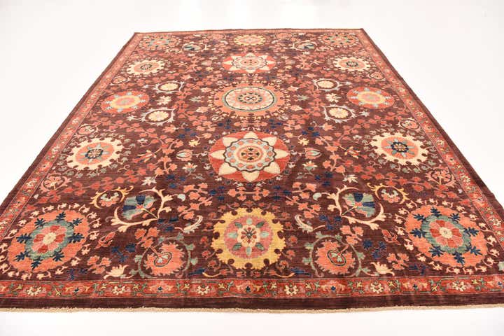 8' 2 x 10' 3 Hand Knotted Ariana Ziegler Rug