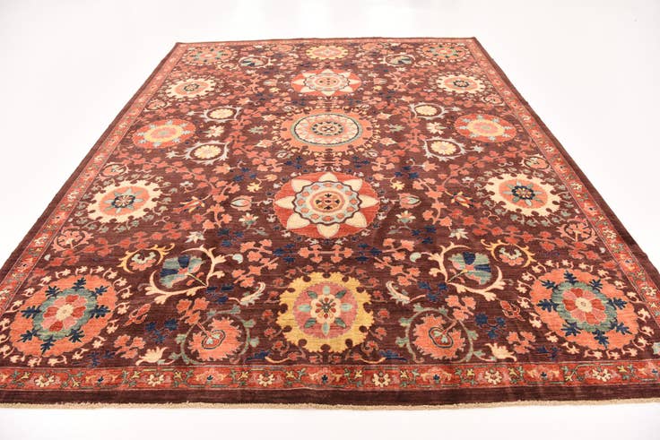 Detail image of 8' 2 x 10' 3 Hand Knotted Ariana Ziegler Rug