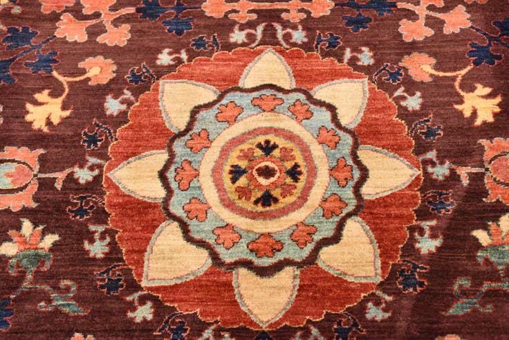 Detail image of 8' 2 x 10' 3 Hand Knotted Ariana Ziegler Rug