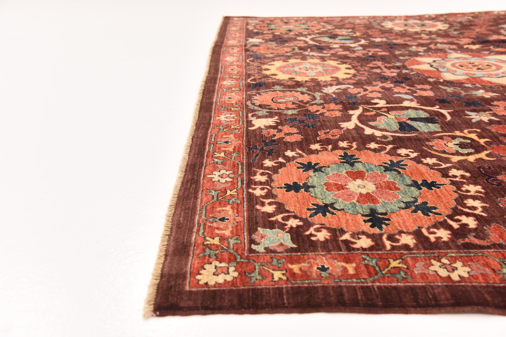 8' 2 x 10' 3 Hand Knotted Ariana Ziegler Rug