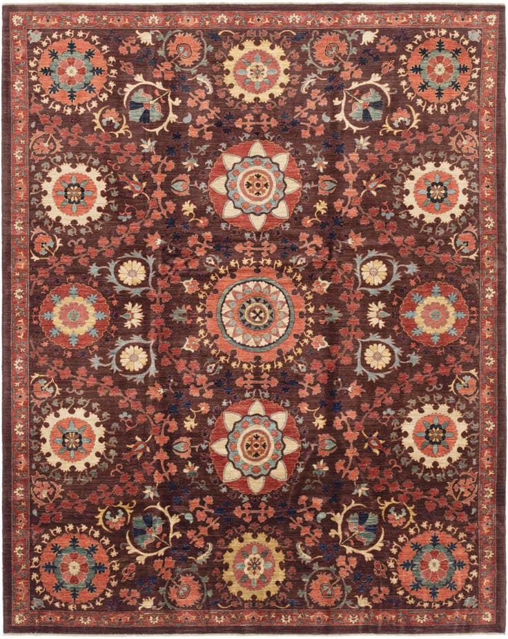 Detail image of 8' 2 x 10' 3 Hand Knotted Ariana Ziegler Rug