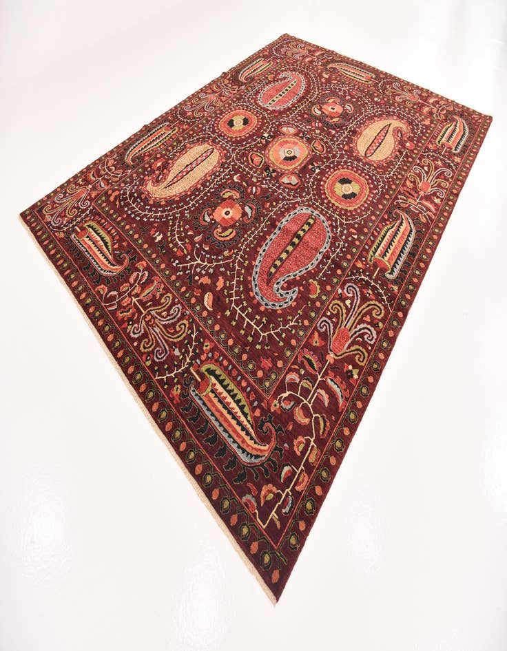 Detail image of 9' 1 x 12' 2 Hand Knotted Ariana Ziegler Oriental Rug