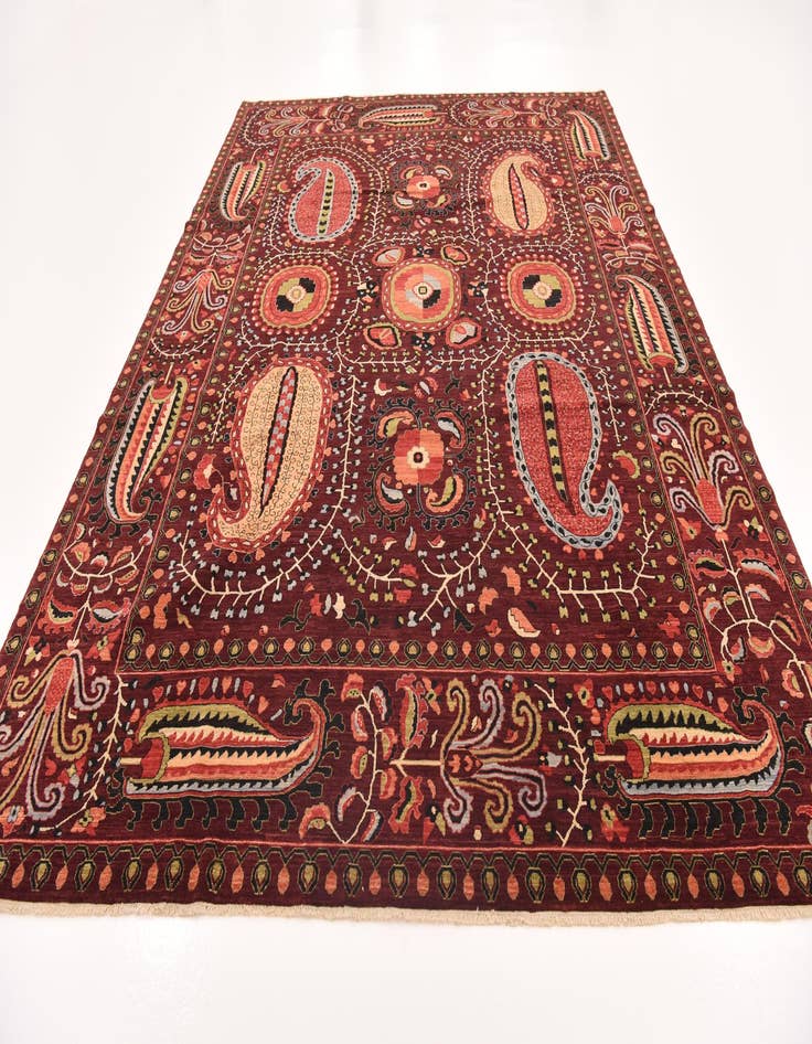 Detail image of 9' 1 x 12' 2 Hand Knotted Ariana Ziegler Oriental Rug