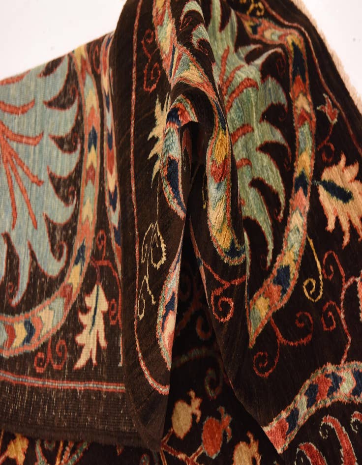 Detail image of 6' 2 x 8' 1  Hand Knotted Ariana Ziegler Oriental Rug