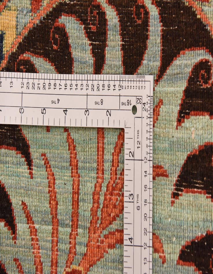 Detail image of 6' 2 x 8' 1  Hand Knotted Ariana Ziegler Oriental Rug